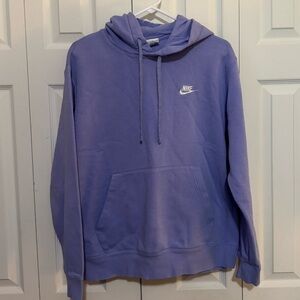 Nike Lavender Pullover Hoodie with White Swoosh